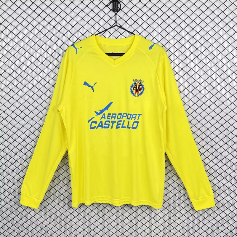 Villarreal Retro Manga Larga Local 08-09