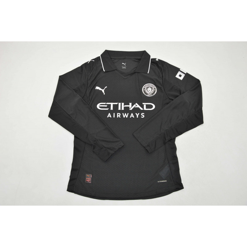 Manchester City Player Version Manga Larga Visitante 25-26