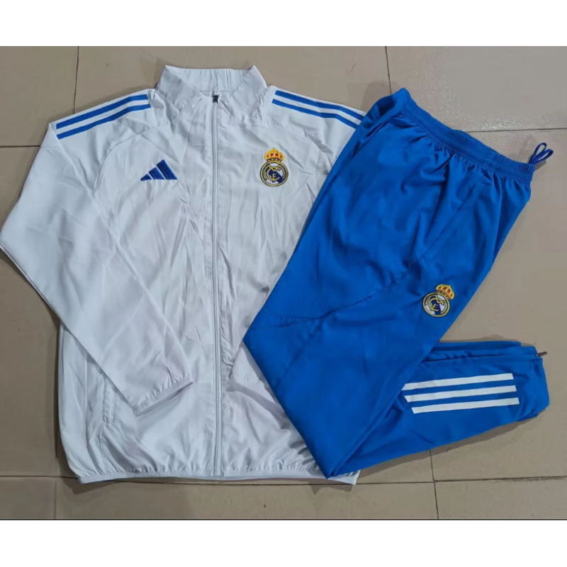 RM Chandal Cortavientos Blanco Azul 25-26
