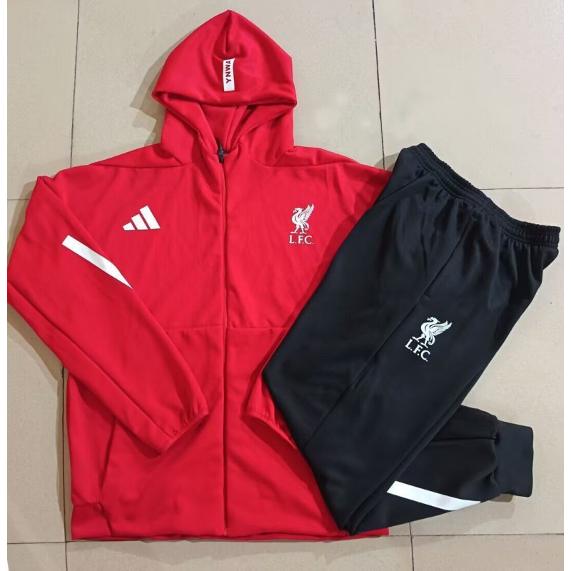 Liverpool Chandal Rojo con Capucha 25-26