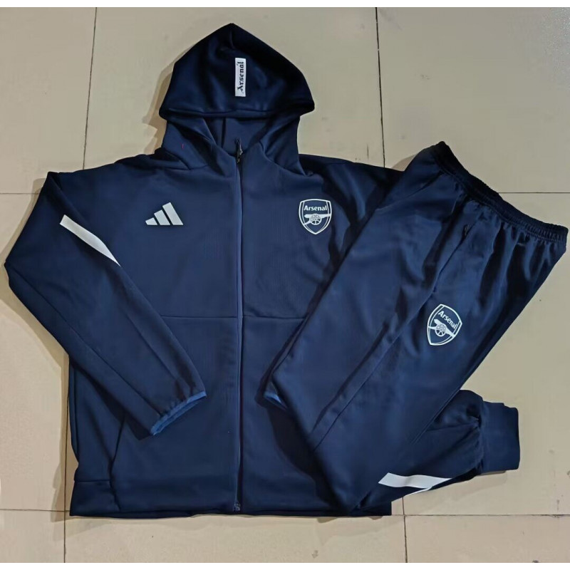Arsenal Chandal Azul Oscuro con Capucha 25-26