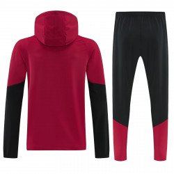 Alemania Chandal Cortavientos Con Capucha Rojo 2026