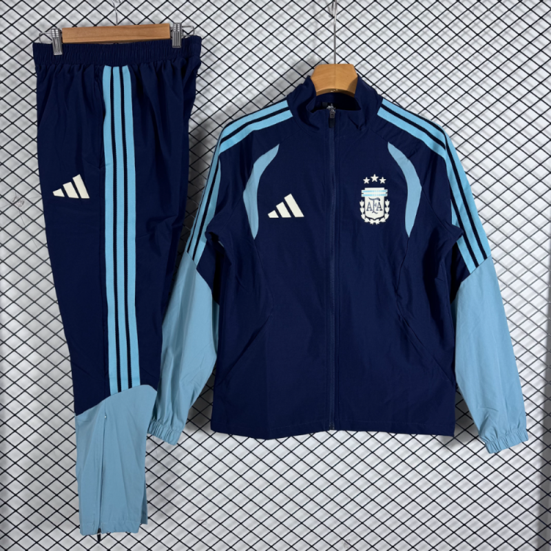 Argentina Chandal Cortavientos Azul 2026