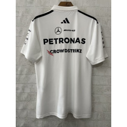 F1 Polo Mercedes Blanco 2026