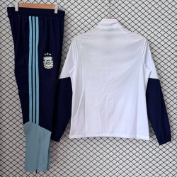 Argentina Chandal Cortavientos Blanco 2026