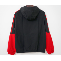 Belgica Cortavientos Rojo Negro 2026