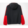 Belgica Cortavientos Rojo Negro 2026