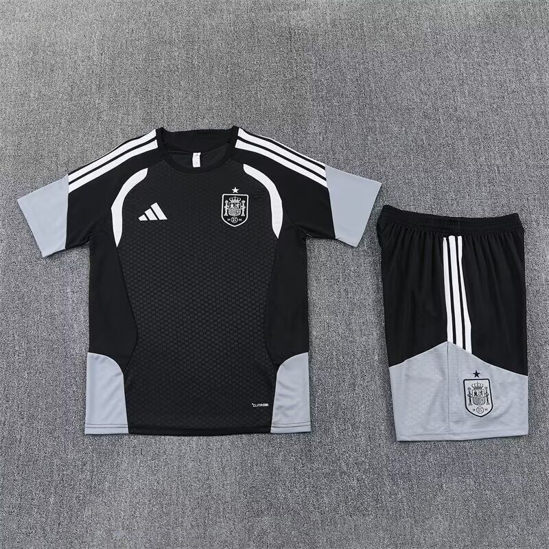 Kit Entrenamiento España Negro 2026