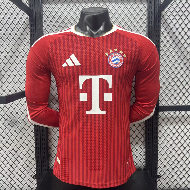 Bayern Munich Player Version Manga Larga Local 26-27