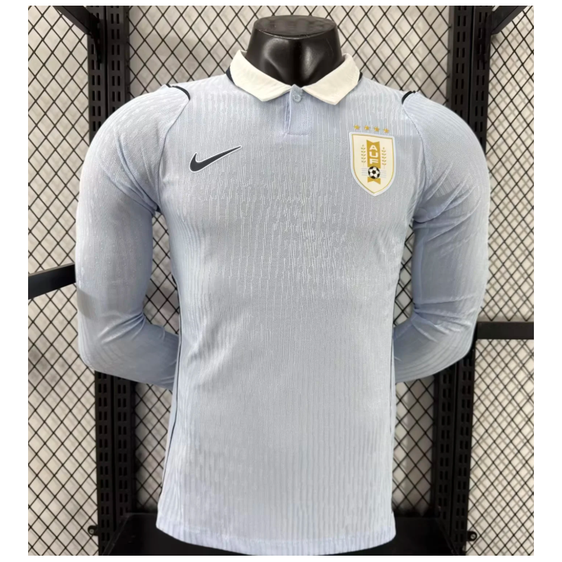 Uruguay Player Version Manga Larga Local 2026