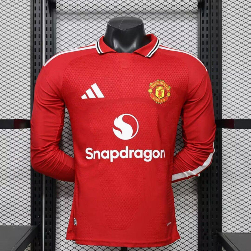 Manchester United Player Version Manga Larga Local 26-27