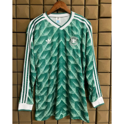 Alemania Retro Manga Larga Visitante 1990