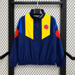 Colombia Cortavientos Azul Oscuro 2026