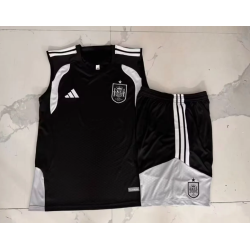 Kit Entrenamiento España Sin Mangas Negro 2026