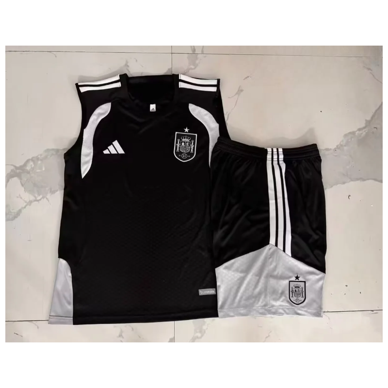 Kit Entrenamiento España Sin Mangas Negro 2026