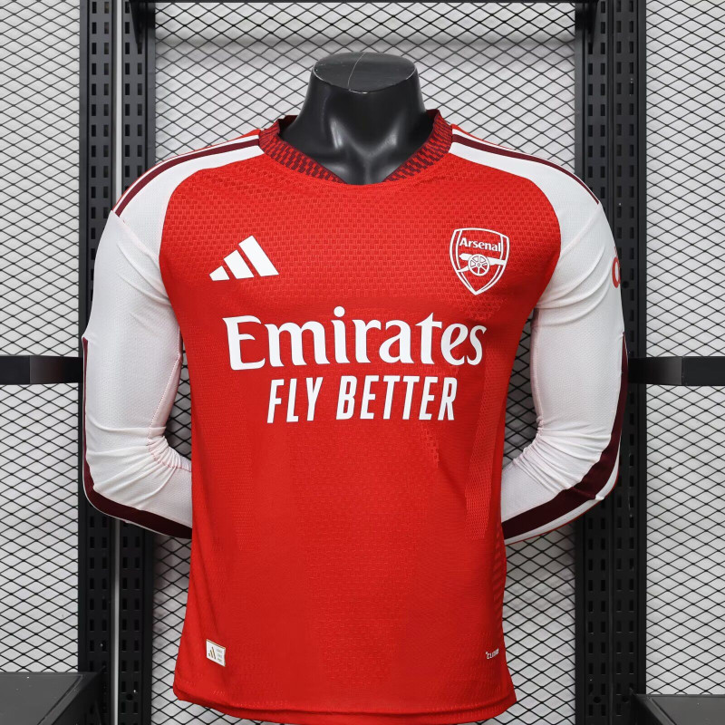 Arsenal Manga Larga Player Version Local 26-27