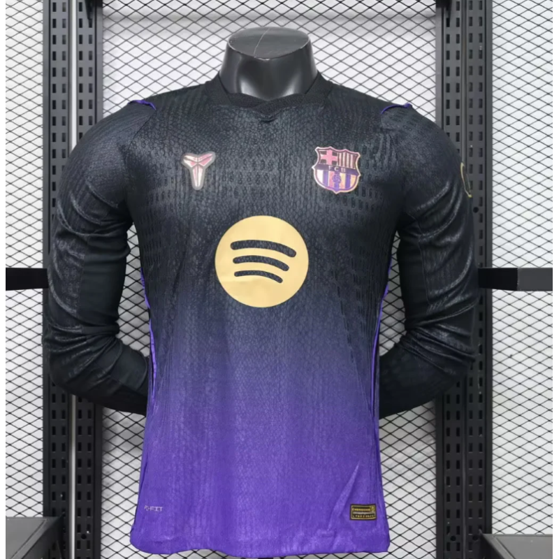 Barcelona Manga Larga Player Version Visitante 26-27