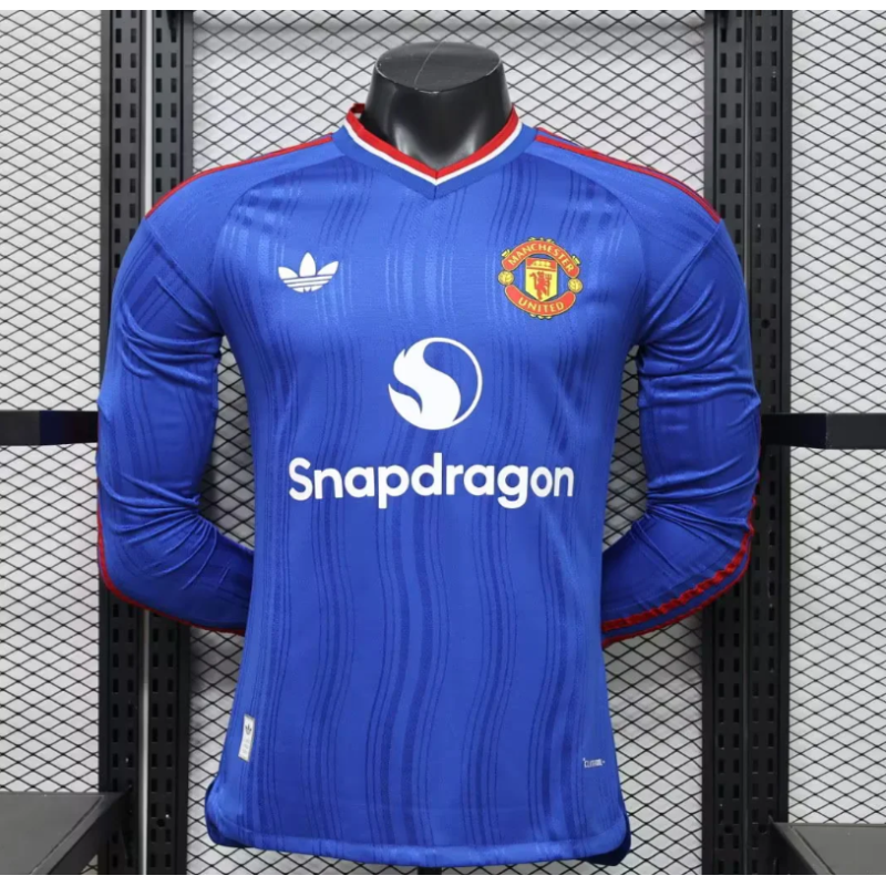 Manchester United Player Version Manga Larga Visitante 26-27