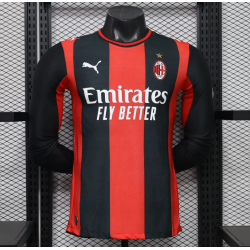 Milan Player Version Manga Larga Local 26-27
