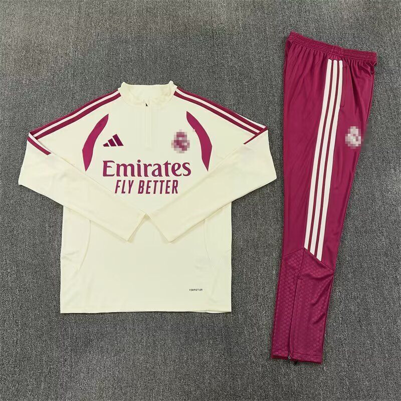 RM Chandal Entrenamiento Crema Rosa 26-27