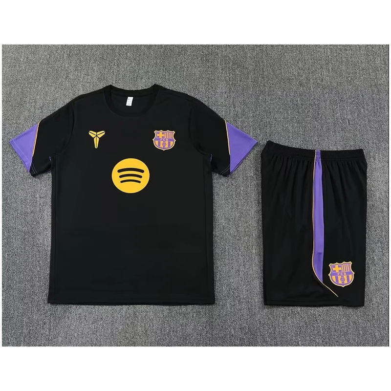 Kit Entrenamiento Barcelona Negro Morado 26-27