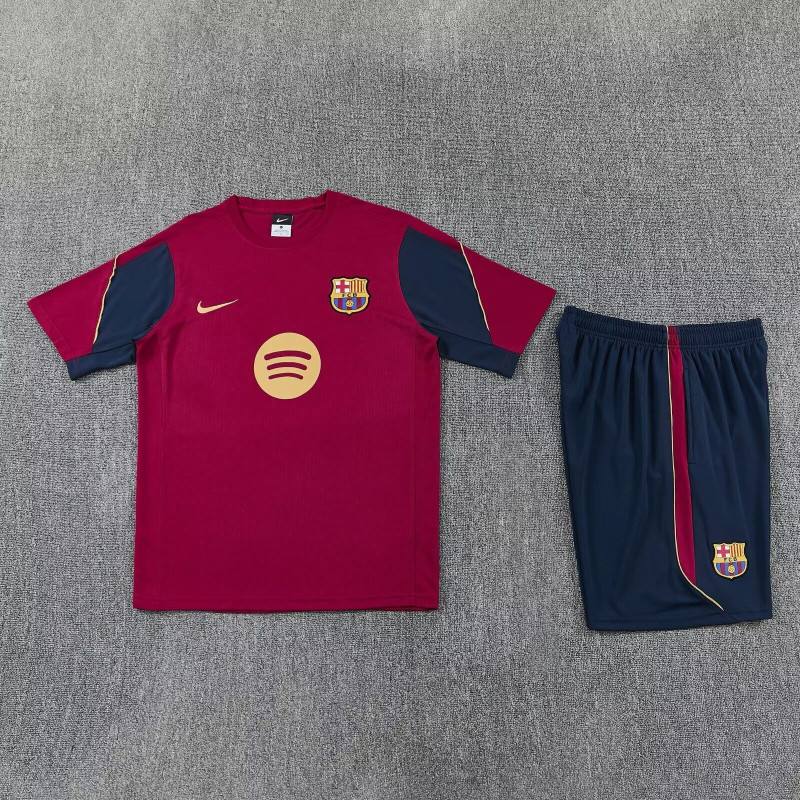 Kit Entrenamiento Barcelona Granate 26-27