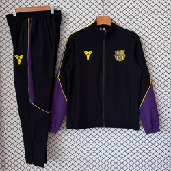 Barcelona Chandal Cortavientos Negro Morado 26-27