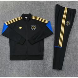 Manchester United Chandal Negro Dorado 26-27