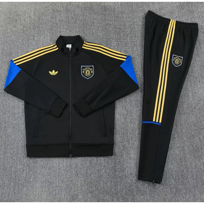 Manchester United Chandal Negro Dorado 26-27