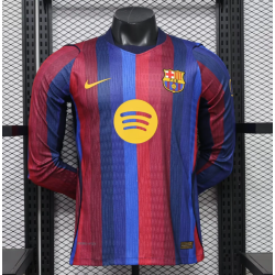 Barcelona Manga Larga Player Version Local 26-27