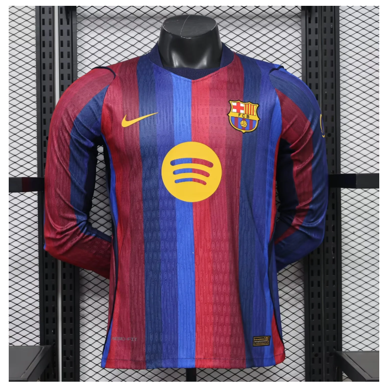 Barcelona Manga Larga Player Version Local 26-27