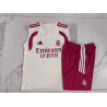 Kit Entrenamiento RM Sin Mangas Blanco Rosa 26-27