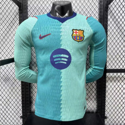 Barcelona Manga Larga Player Version Tercera 26-27