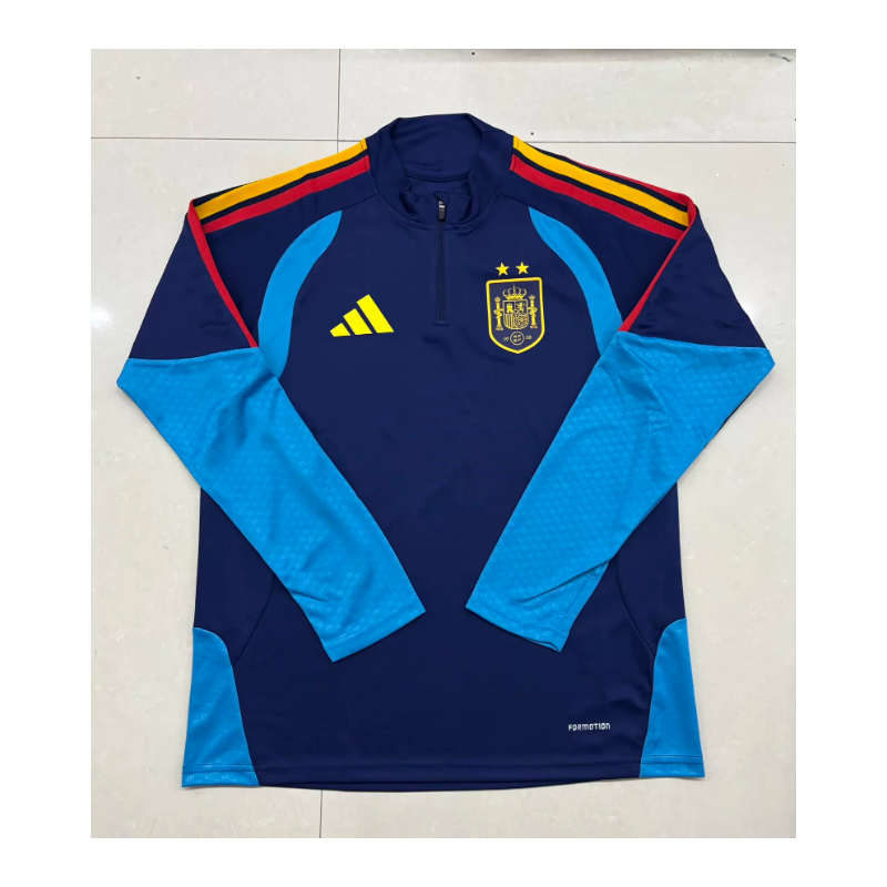 España Sudadera Azul Oscura 2026 2 Estrellas