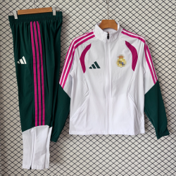 RM Chandal Cortavientos Blanco Rosa 26-27