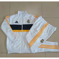 Chandal Niño RM Blanco Amarillo 26-27