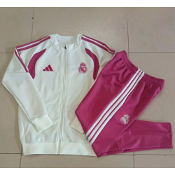Chandal Niño RM Blanco Rosa 26-27