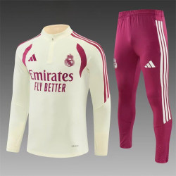 Chandal Niño RM Entrenamiento Blanco Rosa 26-27