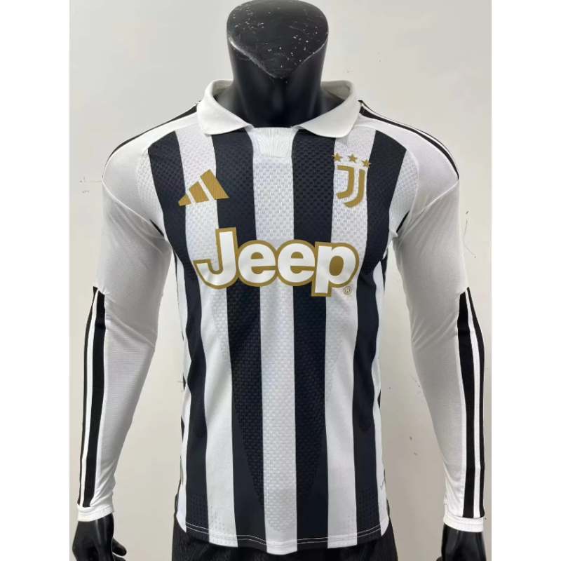 Juventus Player Version Manga Larga Local 26-27
