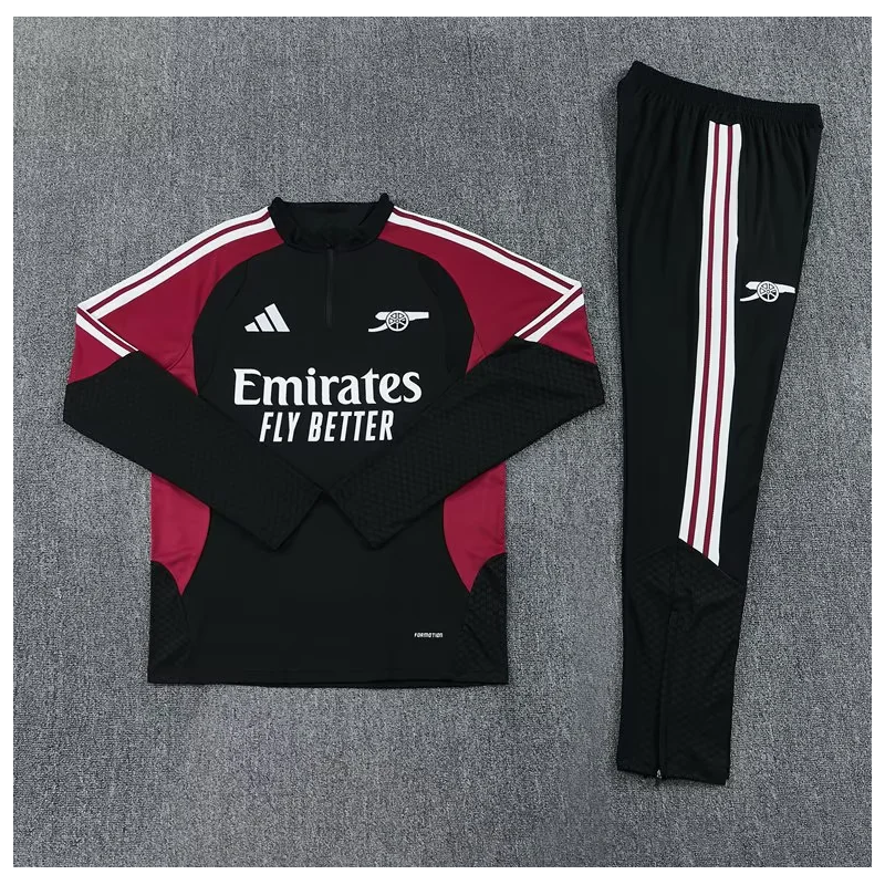 Arsenal Chandal Entrenamiento Negro Rojo 26-27