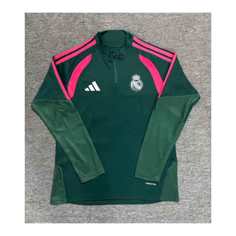RM Sudadera Entrenamiento Verde Rosa 26-27