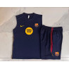 Kit Entrenamiento Barcelona Sin Mangas Azul Oscuro26-27