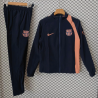 Barcelona Chandal Cortavientos Negro Naranja 26-27