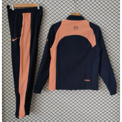 Barcelona Chandal Cortavientos Negro Naranja 26-27