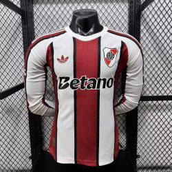 River Plate Player Version Manga Larga Visitante 26-27