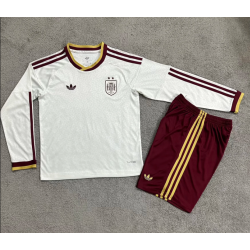 España 2 ESTRELLAS KIT NIÑO Manga Larga Visitante 2026
