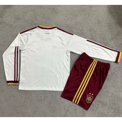 España 2 ESTRELLAS KIT NIÑO Manga Larga Visitante 2026