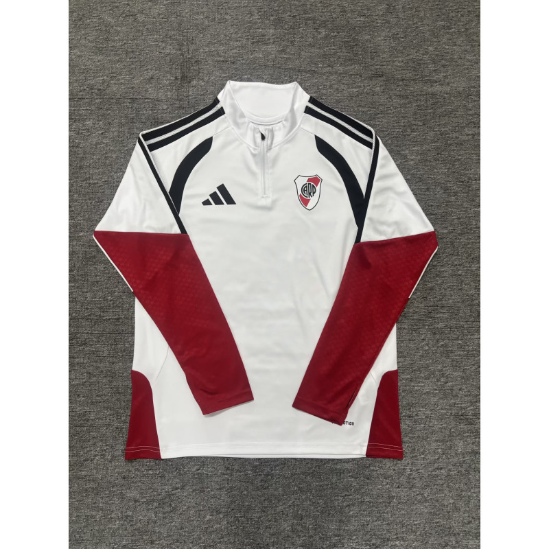 River Plate Sudadera Entrenamiento Blanca 26-27