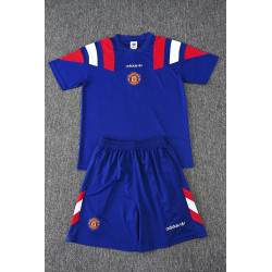 Kit Entrenamiento Manchester United Retro Azul26-27