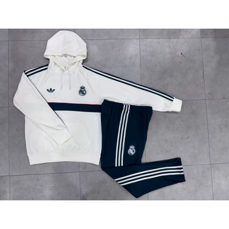 RM Chandal Capucha Blanco Verde 26-27